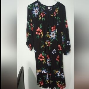 NWT Old Navy Black Floral Dress
